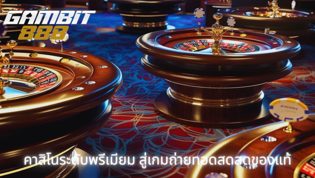 คาสิโนระดับพรีเมียม ประตูสู่เกมสดของแท้